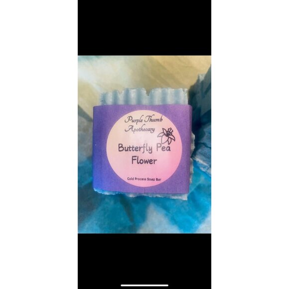 Butterfly Pea Flower (Unscented)‎ Herbal Soap - Picture 4 of 4